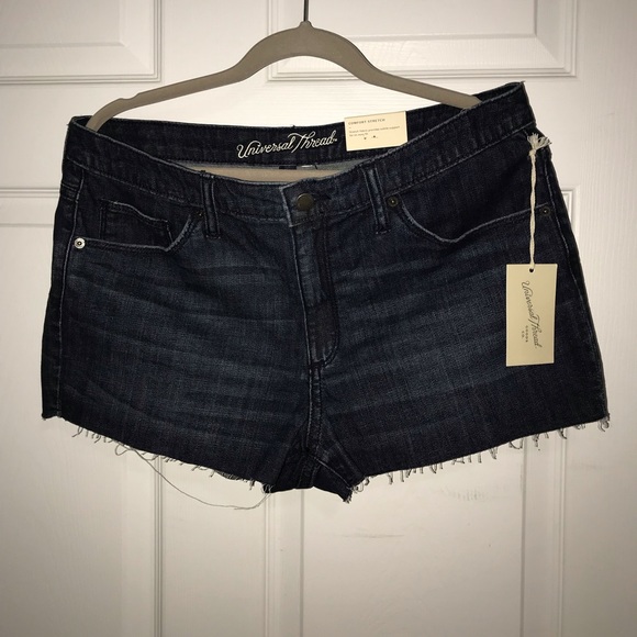 Dark denim High rise shortie short - target - Picture 1 of 2